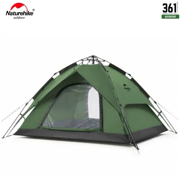 Naturehike 4 Person Pop Up Tent - Forest Green