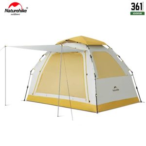 Naturehike Ango ES60 Automatic Camping Tent with Canopy - Thorn Yellow