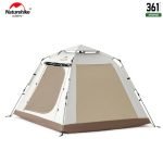 Naturehike Ango Picnic instant camping tent in oat white, 361 Degrees Tanzania