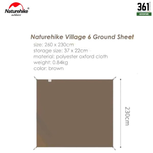 Naturehike Village 6.0 Ground Sheet