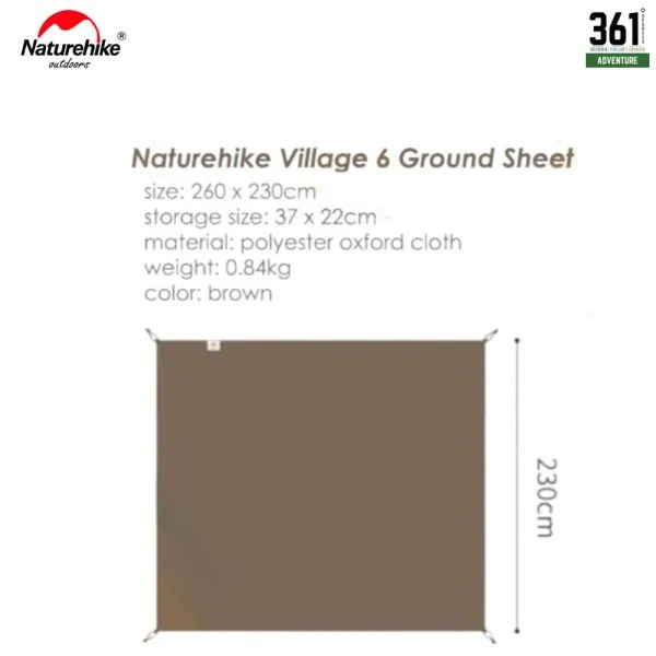 Naturehike Village 6.0 Ground Sheet