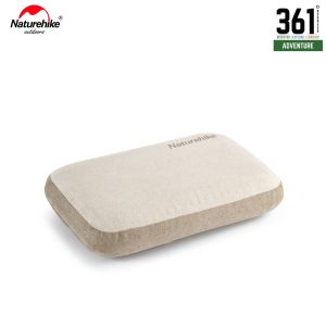 Naturehike Memory Foam Square Pillow - Khaki