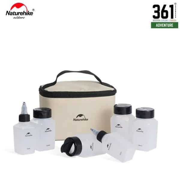 Naturehike Portable Seasoning Bottle Set - 6pcs