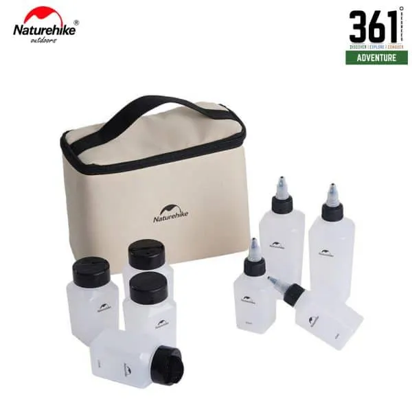 Naturehike Portable Seasoning Bottle Set - 8pcs