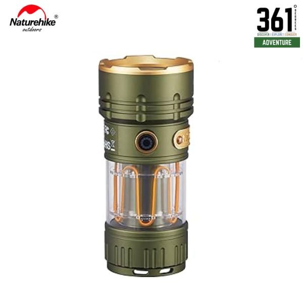 Naturehike Outdoor Glare Flashlight - Green (Size L)