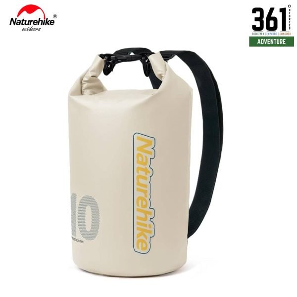 Naturehike Waterproof Backpack - White 10L