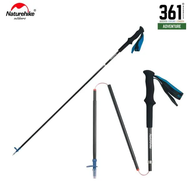 Naturehike ST08 4-Mode Ultralight Folding Carbon Fiber Trekking Pole