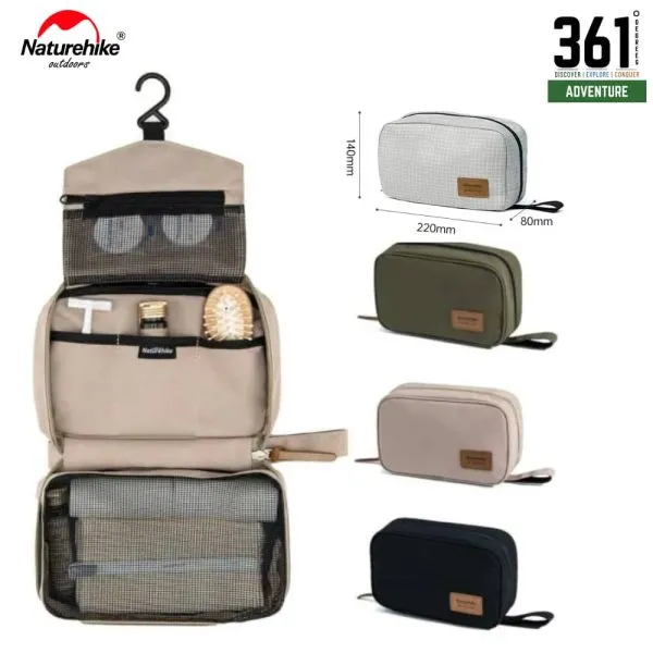 Naturehike SN03 Toiletry Bag - Small, 220 x 140 x 80 mm