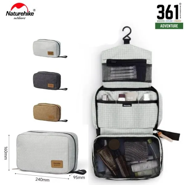 Naturehike SN03 Toiletry Bag - Large, 240 x 160 x 95 mm