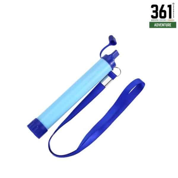 Portable Water Purification Straw - Camping (Blue)