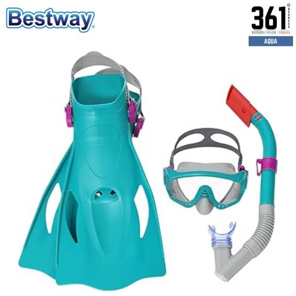Bestway Hydro-Swim™ Meridian Snorkel Set (with Flippers)
