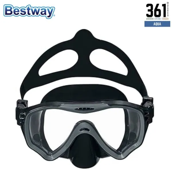 Bestway Crusader Pro Diving Mask - Tempered Glass, Model 22074