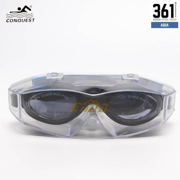 Conquest Speed Swimming Goggles with Plastic Case