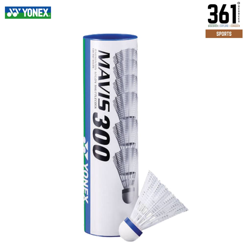 Yonex Mavis 300 Nylon Shuttlecock - White