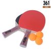 TOTOP Table Tennis Racket Set with 3 Balls
