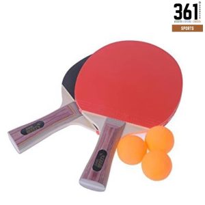 TOTOP Table Tennis Racket Set with 3 Balls