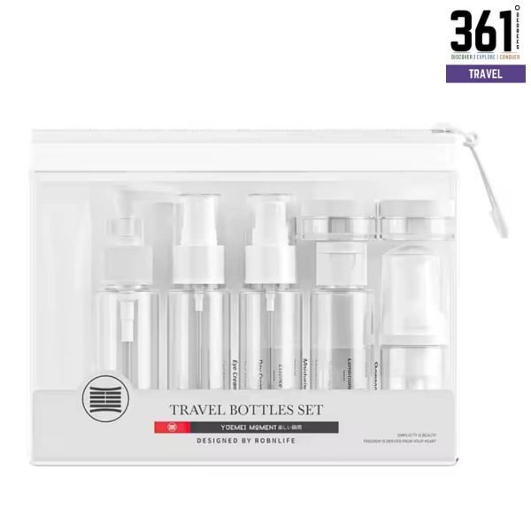Plastic Toiletries Lotion and Face Cream Bottles