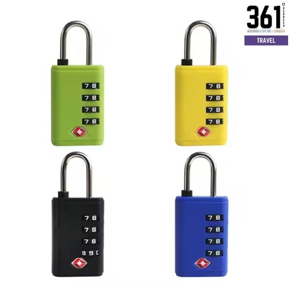 Light ABS 4-Digit Combination TSA Luggage Lock