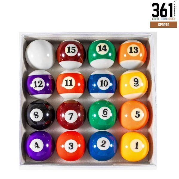 Standard Size 57.2mm Resin Billiard and Pool Ball Set