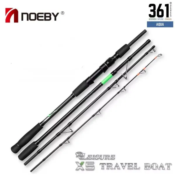 Noeby Leisure X5 Boat Rod BB802M - 8 ft, 2-Piece, PE 4-8