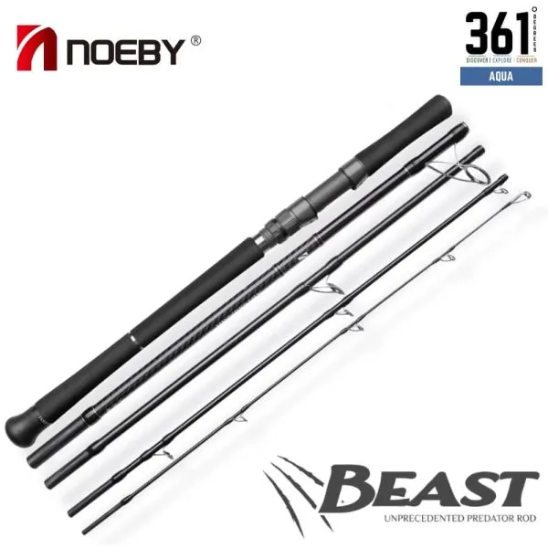 Noeby Beast Travel Shore Jigging Rod NBTS9605MH - 9 ft 6 in, 5-Piece