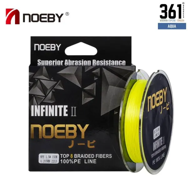 Noeby Infinite X8 PE Braided Line - PE 2.0, 29 lb, 300 m