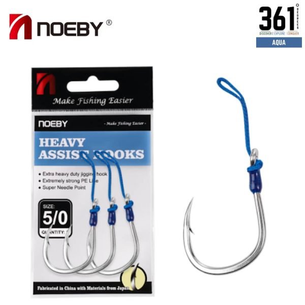 Noeby Saltwater Single Assist Hook - 4/0