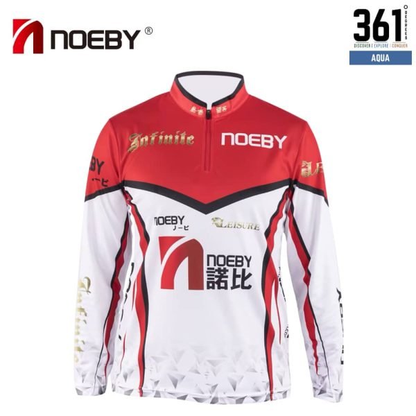 Noeby Long Sleeve Fishing Shirt - Red