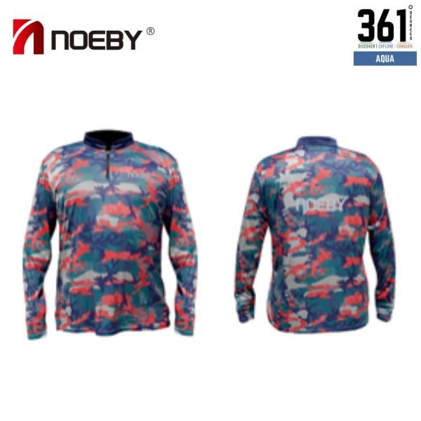 Noeby Long Sleeve Fishing Shirt - Camo