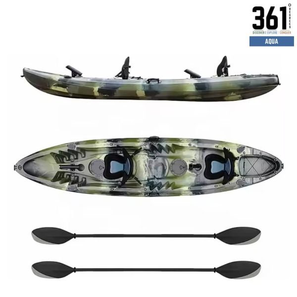 Outdoors Hard Shell Fishing Tandem Kayak