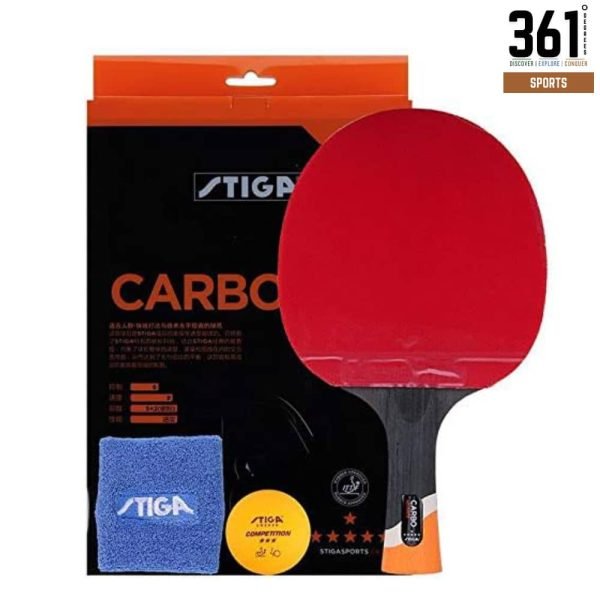 STIGA Carbo 6-Star Table Tennis Racket