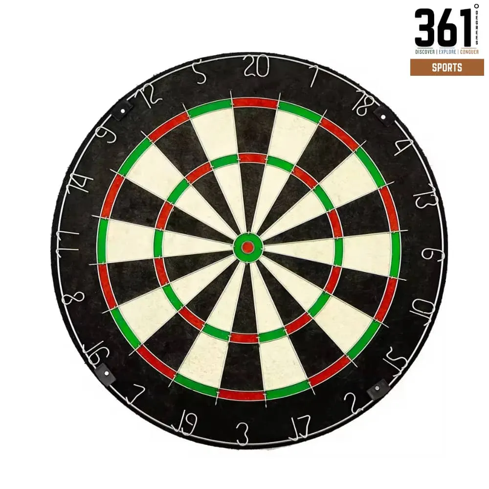 Professional 18” Sisal Bristle Darts Board