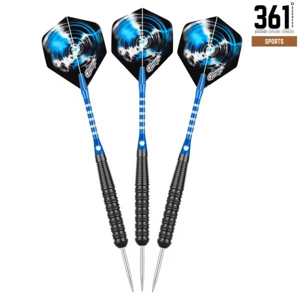 CyeeLife 22g 90% Tungsten Steel Tip Darts Barrel Set (3 Pieces) - BLUE