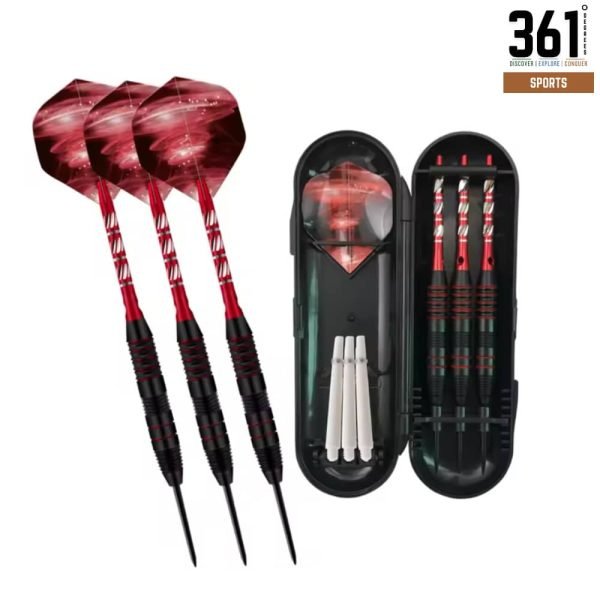 CyeeLife 22g 90% Tungsten Steel Tip Darts Barrel Set (3 Pieces) - RED