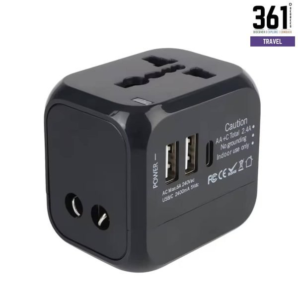 Universal Travel Adapter with Protection Circuit