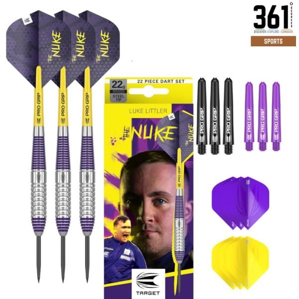TARGET Darts Luke Littler Edition – 22g Steeltip Darts Set
