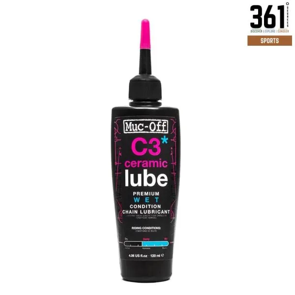 Muc-Off C3 Wet Chain Lube – 120ml