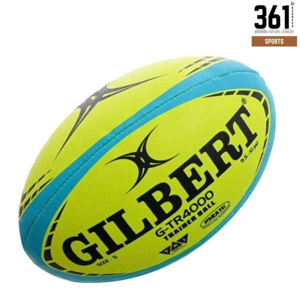 Gilbert G-TR4000 Rugby Training Ball – Size 5, Fluoro
