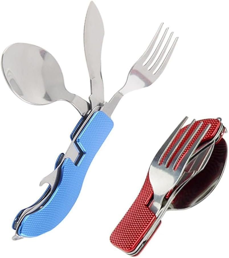 3-in-1 Foldable Multi-Function Pocket Fork Spoon