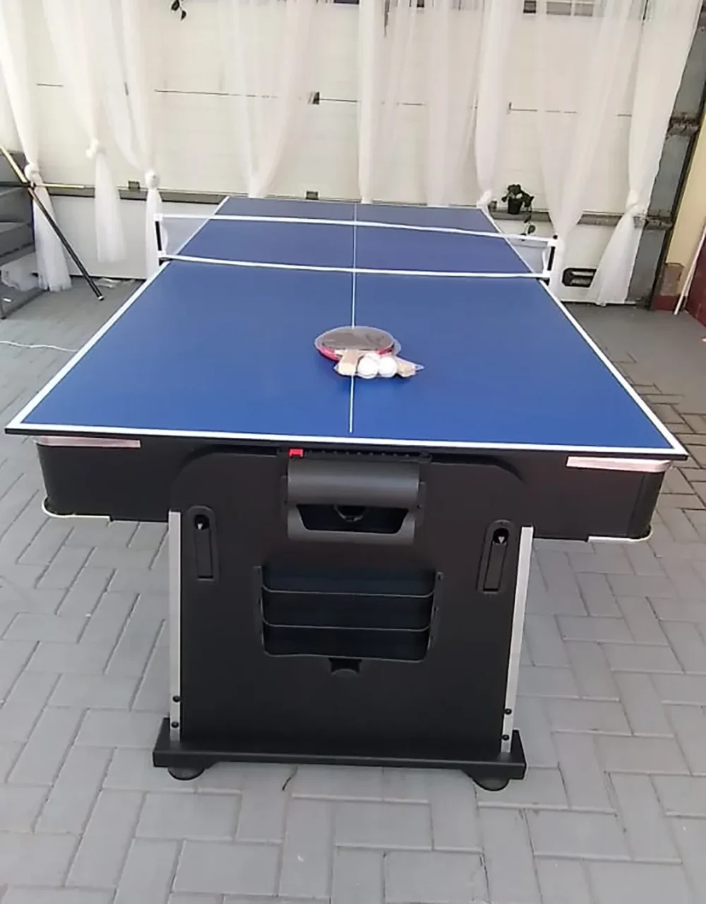 4-in-1 Multi Game Table – Air Hockey, Pool, Table Tennis, Normal Table