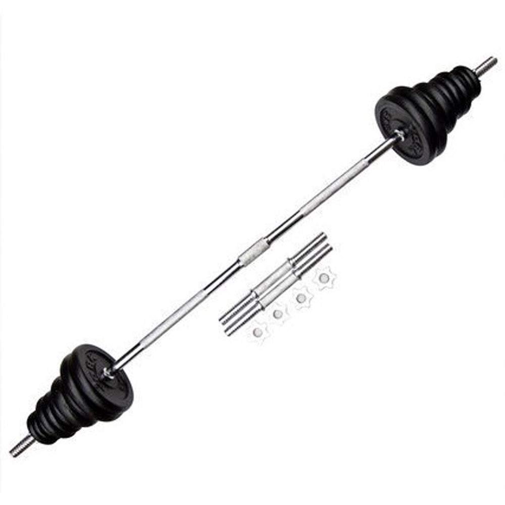 Adjustable Dumbbell Set - 50 kg Total with Coated Plates