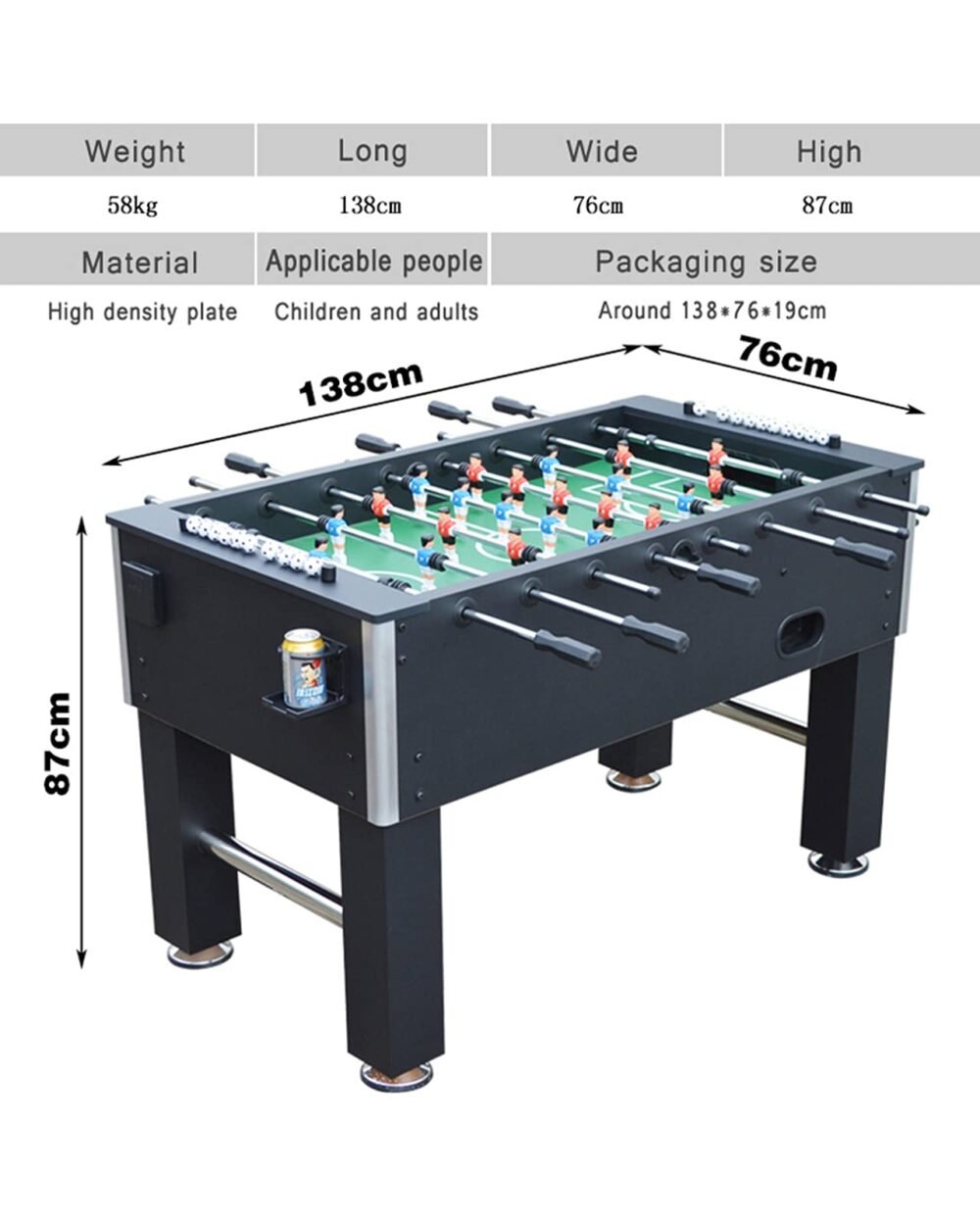 55-Inch Foosball Table