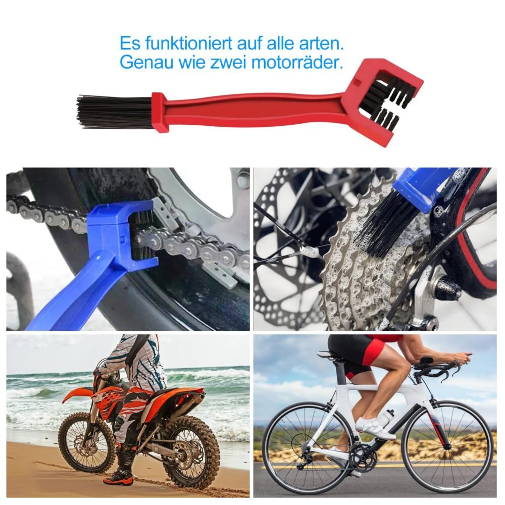 6-Piece Bicycle Chain Cleaning Brush Kit