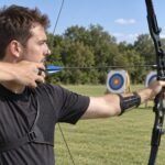 6 mm Fibreglass Practice Arrows – 31.5 in / 800 mm, Sold per Arrow - illustrative image, scene generated
