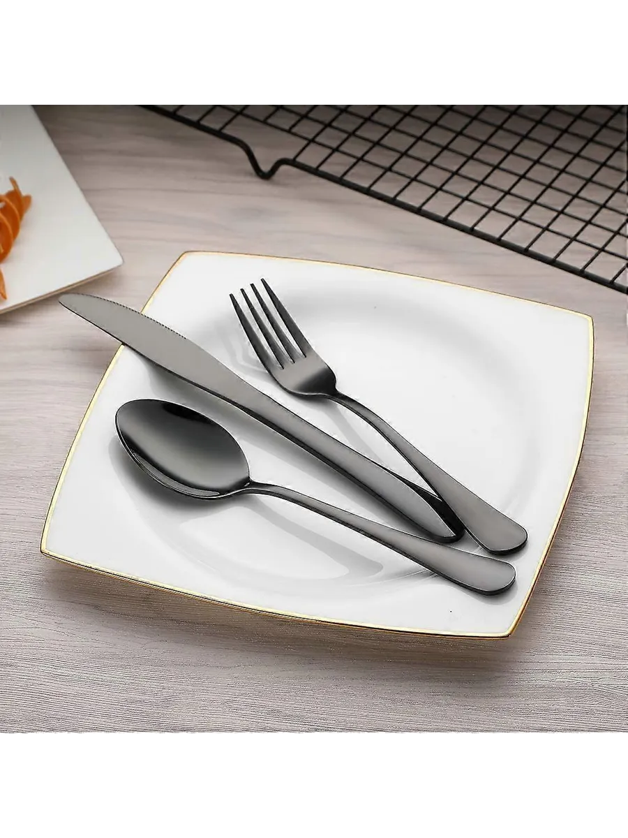 8-Piece Reusable Travel Silverware Set with Case