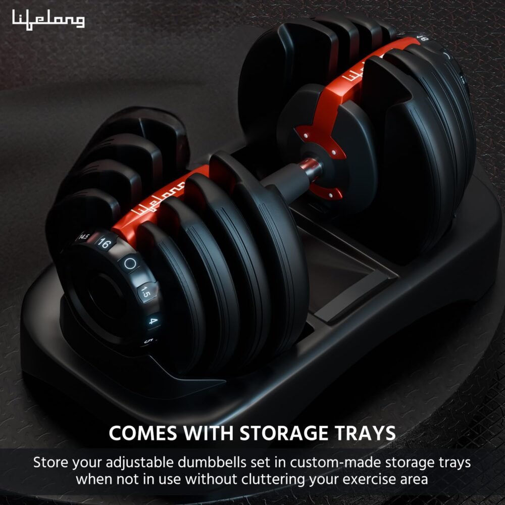 Adjustable Dumbbell - Single, for Home Workouts