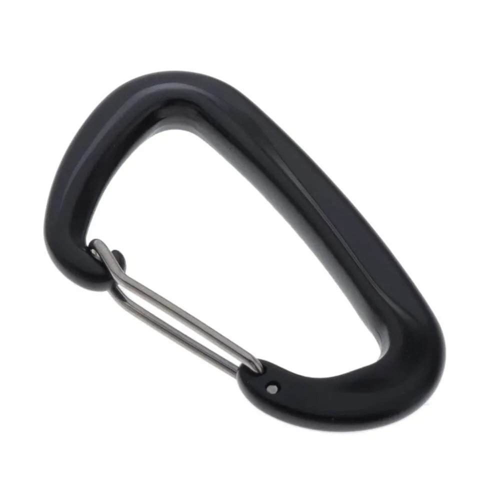 Aluminium Spring Clip Carabiner - Red (Gear Clip, Not for Climbing)