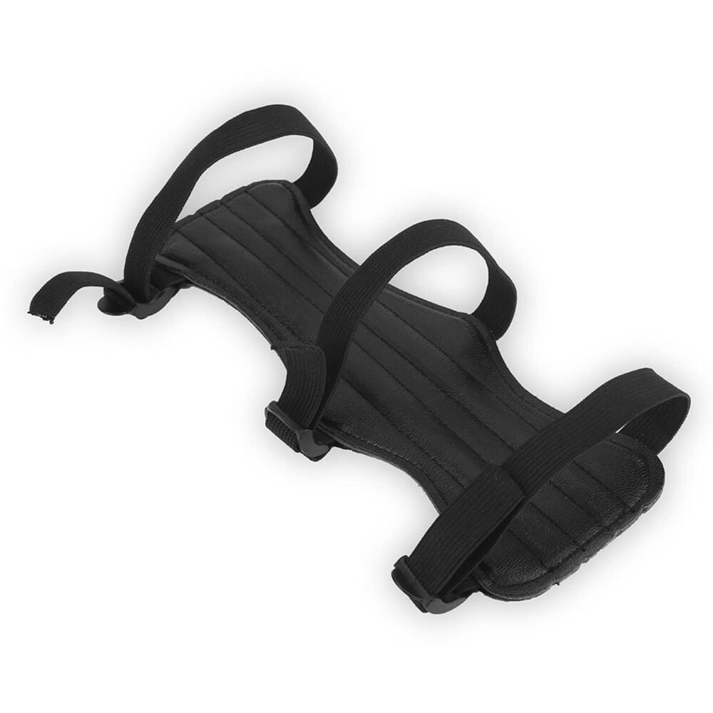 Archery Arm Guard - Leather, Adjustable, 22 x 8 cm
