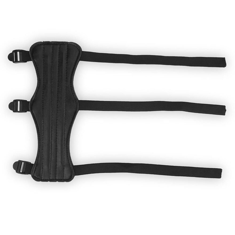 Archery Arm Guard - Leather, Adjustable, 22 x 8 cm