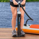 Bestway Air Hammer Sport 62227 in use beside a paddleboard
